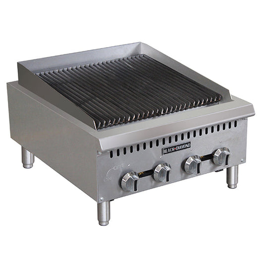 Black Diamond BDCTC-24 Heavy Duty Gas Charbroiler 24"