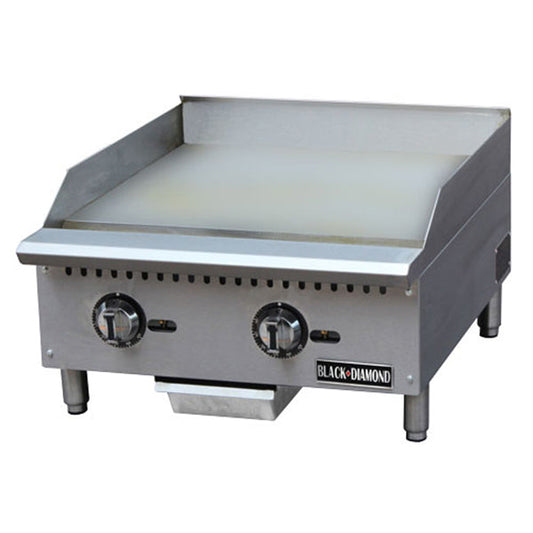 Black Diamond BDCTG-24T Thermostatic Gas Griddle 24"