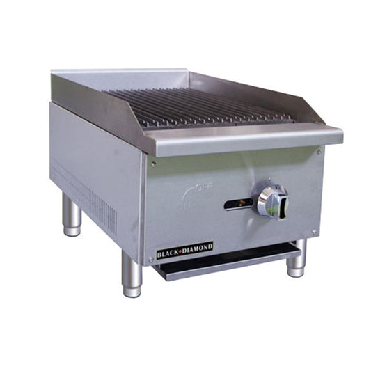 Black Diamond BDECTC-16/NG Standard Series Gas Charbroiler 16"