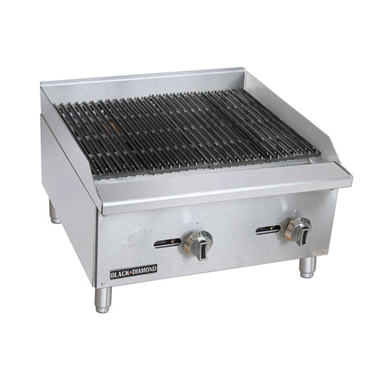 Black Diamond BDECTC-24/NG Standard Series Gas Charbroiler 24"