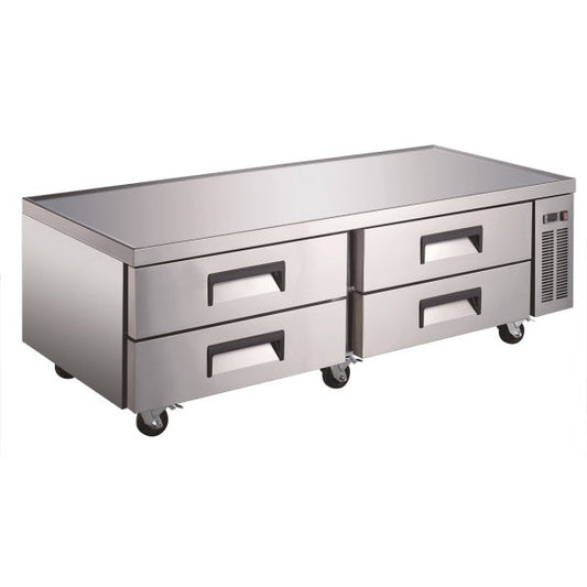 U-Star Refrigerated Chef Base - 72", 4 Drawers