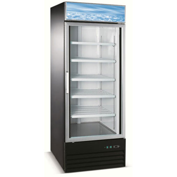 U-Star Swing Glass Door 31" Merchandiser Freezer - 1 Door, Black