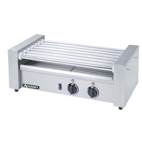 Adcraft RG-07 Roller Grill - 7 Roller