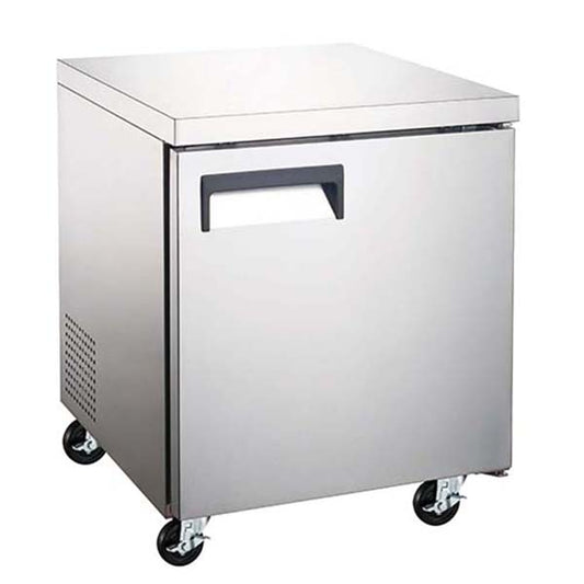 U-Star Solid Door Undercounter Freezer - 27", 1 Door